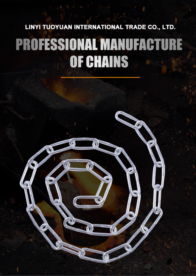 7 mm chaîne de vente à chaud équipement de sport en fer chaîne galvanisée 0