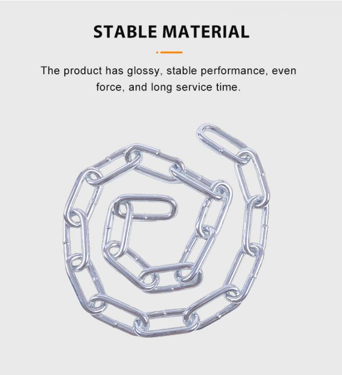 7 mm chaîne de vente à chaud équipement de sport en fer chaîne galvanisée 6