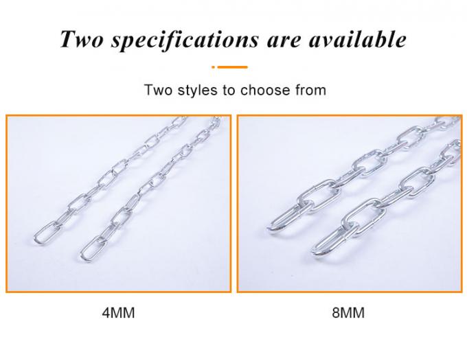 7 mm chaîne de vente à chaud équipement de sport en fer chaîne galvanisée 7