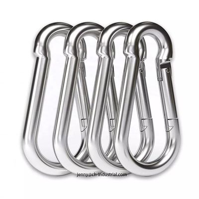 acheter Capacité de chargement de 400 lbs Chaîne de clés Carabiner Clip en acier inoxydable AISI304/316 Finition en zinc online manufacture