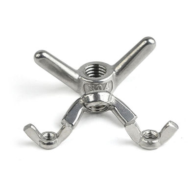 DIN Standard ZINC PLATÉ SS304 SS316 Construction Noix de papillon Noix de coffrage en acier inoxydable Noix d'aile