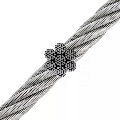 acheter 8*19S FC câble en acier galvanisé pour l'efficacité des câbles en acier au carbone online manufacture