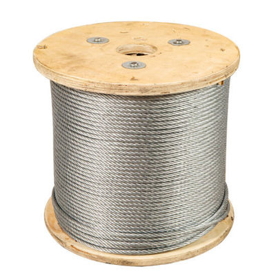 acheter 1/2 pouce de câble en acier galvanisé et non galvanisé 6X19 Iwrc avec tolérance ± 1% online manufacture