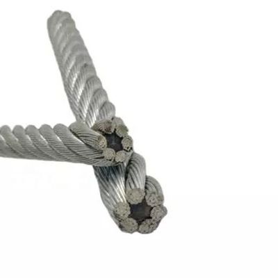 acheter Finition galvanisée 8*19s Corde en acier à haute teneur en carbone Sisal pour la conception d'ascenseurs online manufacture
