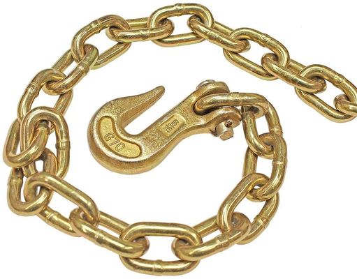 acheter Chaîne de liaison en acier à convoyeur en zinc jaune online manufacture