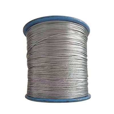 Corde en acier inoxydable de haute résistance de 1,0 mm 7 * 4 Type pour ceinture de chronométrage et synchrone