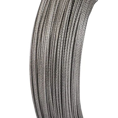 acheter Corde de fil d'acier galvanisé de haute résistance 0,9 mm 7*3 Type pour courroie de chronométrage et courroie transporteuse online manufacture