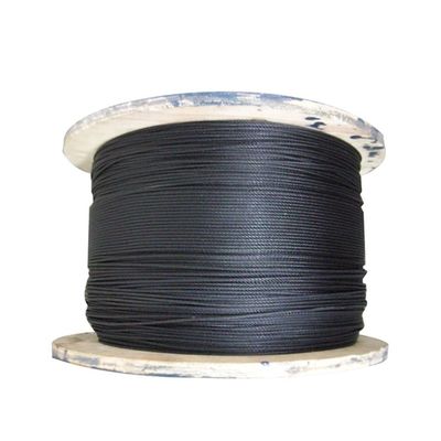 acheter Cable d'avion galvanisé noirci 7x7 7x19 câble en acier pour scène et cinéma online manufacture
