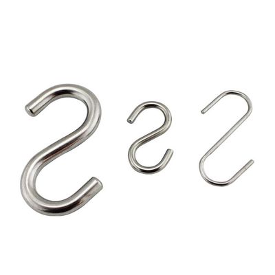 S accrochage métallique 316 acier inoxydable S crochet pour accrocher des fournitures efficacement