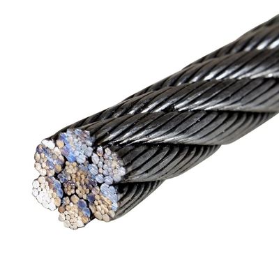 Cable en acier galvanisé non allié compacté 8xK36WS PWRC pour grues rampantes