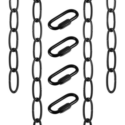 acheter Chaîne de lustre couverte de noir avec une longueur réglable et un verrou facile à connecter online manufacture