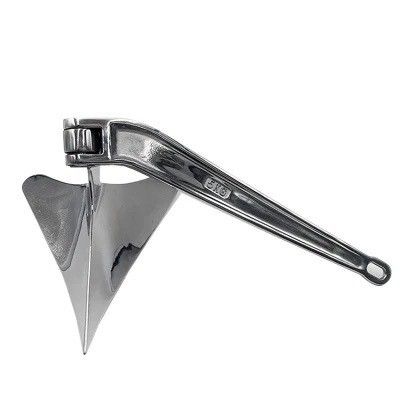 Ancrage de bateaux de style charpente d'argent pour matériel maritime 316 en acier inoxydable