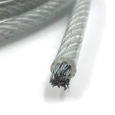 7x7 câble en acier galvanisé revêtu de PVC pour les vêtements en acier à chaîne spéciale à froid