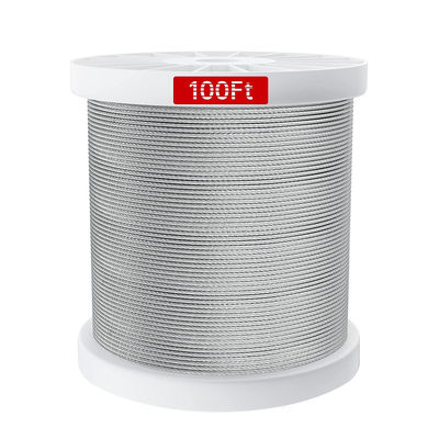 acheter Tolérance ± 1% 7x7 Corde suspendue à rail 1/8 pouce T316 Corde en acier inoxydable online manufacture