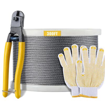 acheter Cable de garde-corps de pont de 300 pieds T316 7x7 câble en acier inoxydable en acier à chaîne spéciale à froid online manufacture