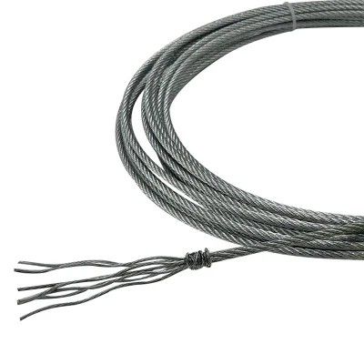 acheter Cable galvanisé en acier inoxydable 7*7 7*19 1,2 mm-16 mm pour les applications industrielles online manufacture