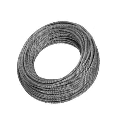 acheter 1/4 câble en acier inoxydable avec 7x19 fils de construction online manufacture