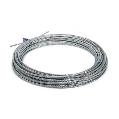 acheter Rope de fil d'acier galvanisé à la norme AiSi 6x7 FC Forte et robuste pour toute application online manufacture