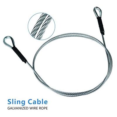 Cable à glissière en acier inoxydable 8/11/14'3/16