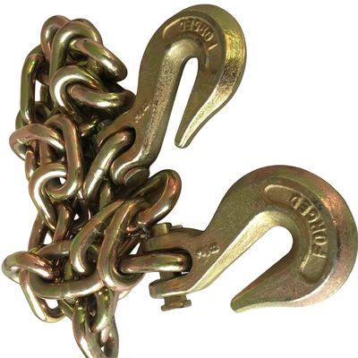 acheter Limitation de charge de travail de 2 t Chaîne de liaison G70 enduite de zinc avec crochet de prise de 2 clevis garantie online manufacture