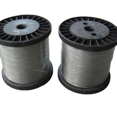 Un bon prix. 300m bobine 5mm câble galvanisé pour le liant 6 * 12 7FC Service de traitement de flexion en ligne