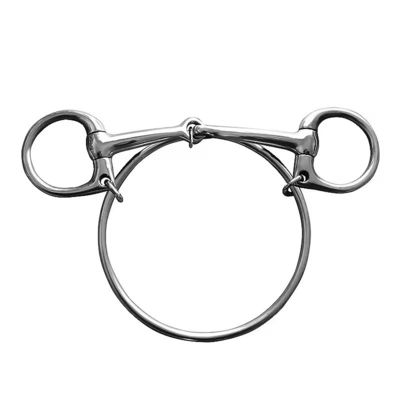Bits de bouche de cheval pour équipement équestre et jeu de course de chevaux en acier inoxydable