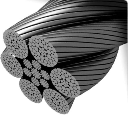 acheter Coupe de câbles d'acier galvanisé 6xK36WS IWRC 32 mm pour les applications de levage lourd online manufacture