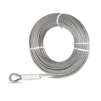 acheter 7x19 fils d'acier de pliage câble d'avion 50 pieds 5/16 pouces en acier inoxydable pour les besoins online manufacture