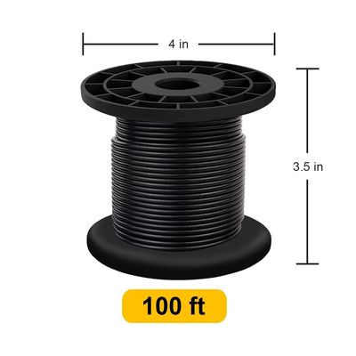 acheter Cable en acier inoxydable 304 revêtu de vinyle noir online manufacture