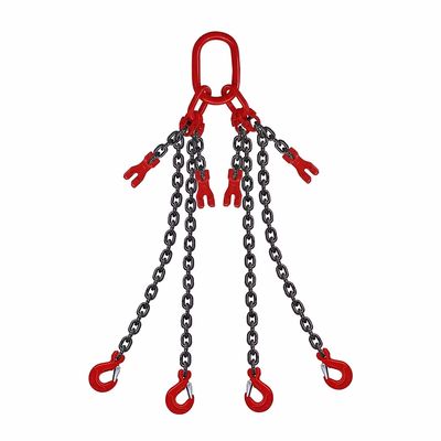 acheter G80 G100 Chaîne de levage à quatre pattes Sling Hook Chain pour la fonction de lien Autre en noir online manufacture