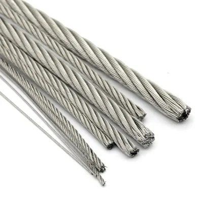 6X19S FC/IWRC câble en acier pour charbon à brasser la norme AiSi et l'acier inoxydable de type 316