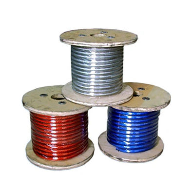 acheter 6X7 FC/IWS 1/32'' 3/64' 1/16' 3/32' 1/8' 5/32' 3/16' 1/4' 5/16' PVC/PP/PE/PA câble en acier enduit online manufacture