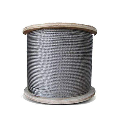 Acier de qualité AISI 316 304 7x7 7x19 câble en acier inoxydable pour l'installation de balustrades
