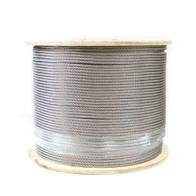 Un bon prix. Service de soudage inclus 1x7 7x7 1x19 7X19 câble en acier inoxydable pour fabrication en ligne