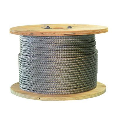 7X19 9mm galvanisé câble de câble en acier inoxydable pour la ligne de vêtements et certifié ISO