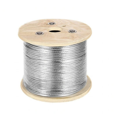 Cable d'avion 1X7 1X19 7X7 7X19 6X7 6X37 câble en acier inoxydable avec norme AiSi
