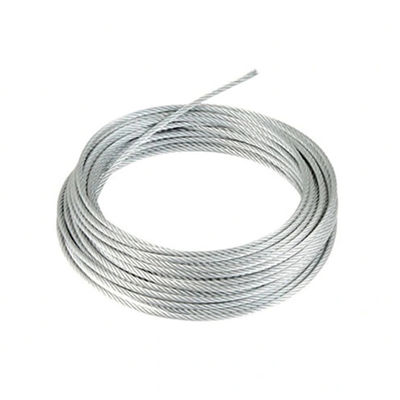 Cable en acier galvanisé de haute résistance à la flexion 316 1*37 4,8 mm pour l'acier à frottement