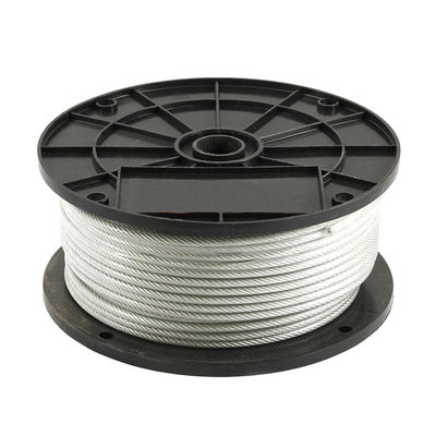 6.5mm 6X19s FC ascenseur non galvanisé câble en acier câble 1770 1960 MPa pour ascenseur