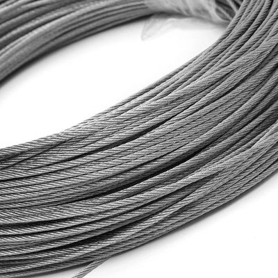 acheter 6.3mm 6X19 S Seale 1770 MPa Galvanisé Ascenseur Gouverneur câble câble en acier online manufacture