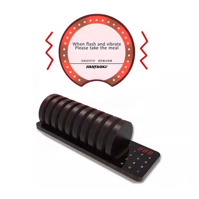 acheter 433MHz service d'invité sans fil système d'appel d'appel vibrant étanche à l'eau et sonnette de table appel d'appel de restaurant online manufacture
