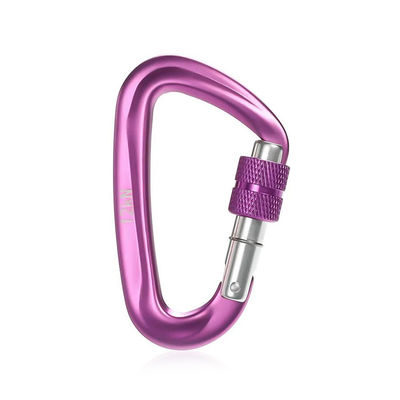 Un bon prix. Carabiner en aluminium Petite sécurité éclaboussure crochet clip porte-clés verrouillage OEM acceptable en ligne
