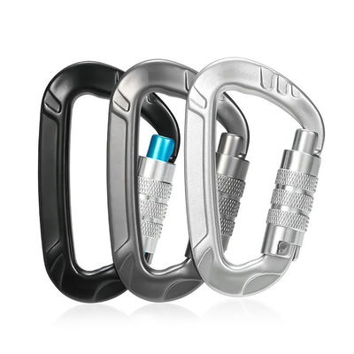 Industrie lourde 12kN Crochet en aluminium pour hamac verrouillage Carabiner Clips d'escalade