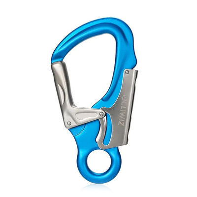 Clip de crochet de sécurité en aluminium de carabineur 35KN pour grimpeur de montagne lourd
