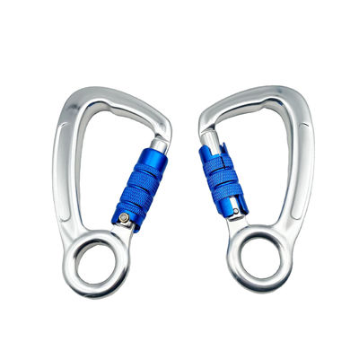 Carabiner d'aluminium pour l'industrie lourde 30KN Auto montée en montagne