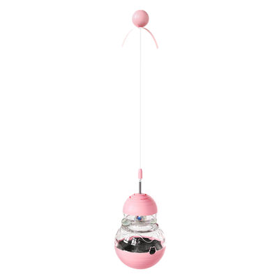 Jouet de chat à sphère lumineuse dynamique et tournante avec alimentateur réglable