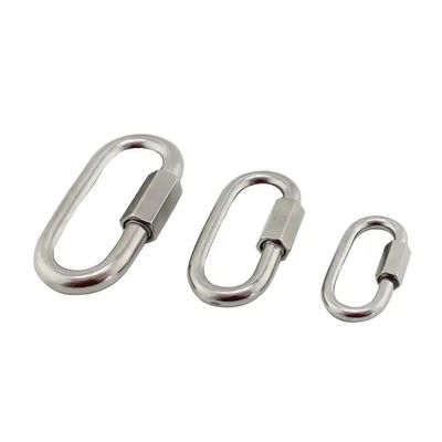 Matériel d'équipement 3.5 mm Lien rapide en acier inoxydable 304 Snap Hook Carabiner C Hook