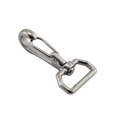 Matériel d'arrimage Crochet pivotant en acier inoxydable Crochet à corde de chien