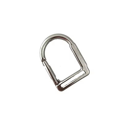 Un bon prix. Carabiner de verrouillage blanc lumineux en acier inoxydable en ligne