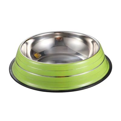 Design antidérapant élégant pour chat et chien en acier inoxydable