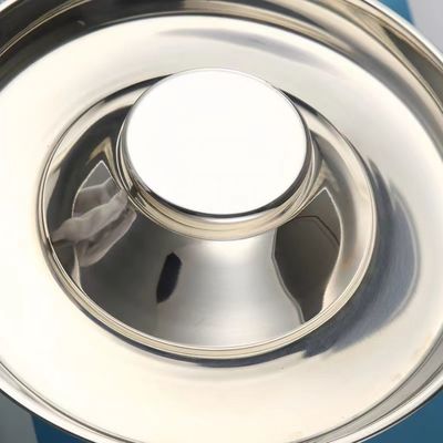 Petits animaux écologique bocal d'alimentation lente en acier inoxydable sans réglage de l'heure